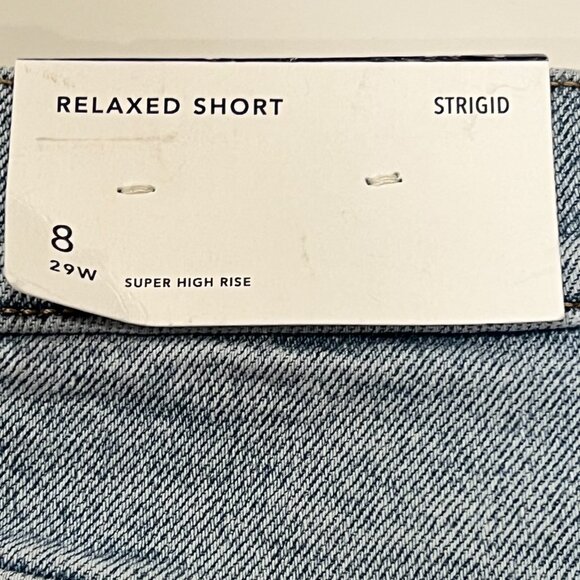 American Eagle Strigid Relaxed Denim Shorts, NWT, Light Wash, 8 - Picture 4 of 8